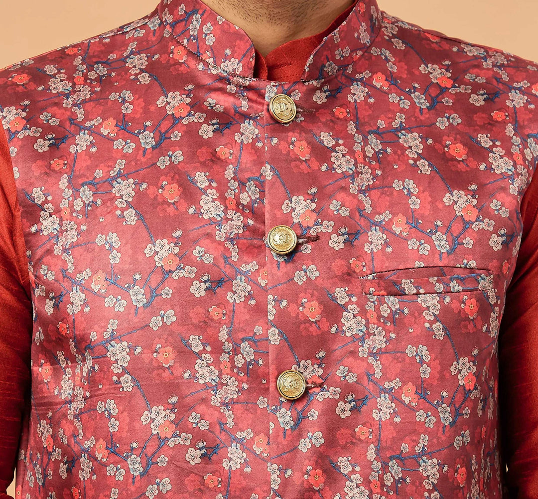 Men's Nehru Jacket Kurta with Churidar Pajama Sets for Timeless Style