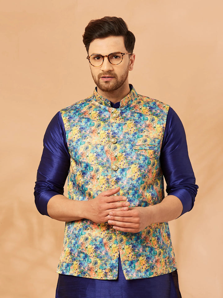 Timeless Elegance Discover Our Exquisite Multi Color Nehru Jackets for Men