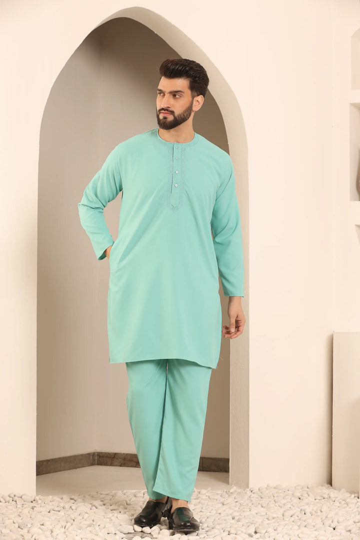 Pastel Green  Nightwear Kurta Pajama Collection