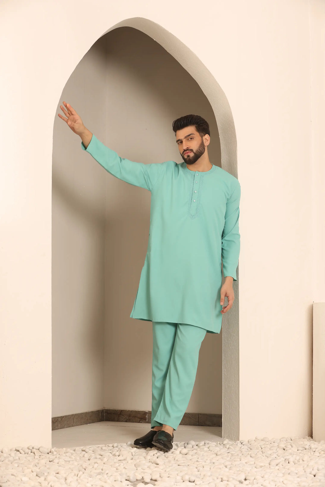 Pastel Green  Nightwear Kurta Pajama Collection