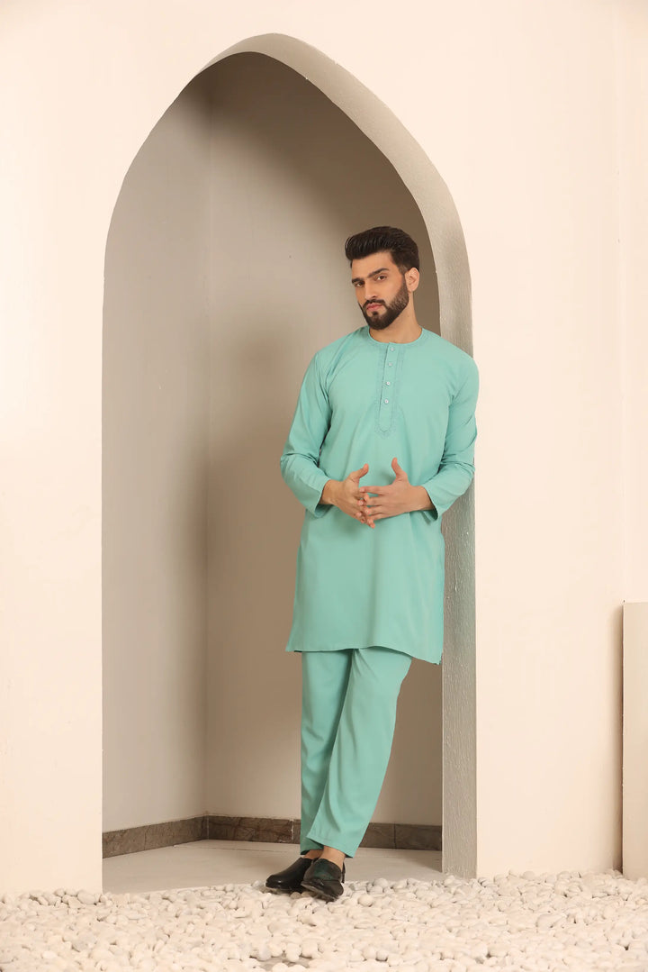 Pastel Green  Nightwear Kurta Pajama Collection