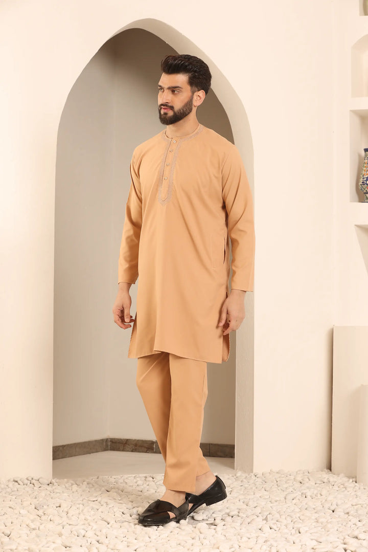 Rose Gold Men's Nightwear Kurta Pajama Collection