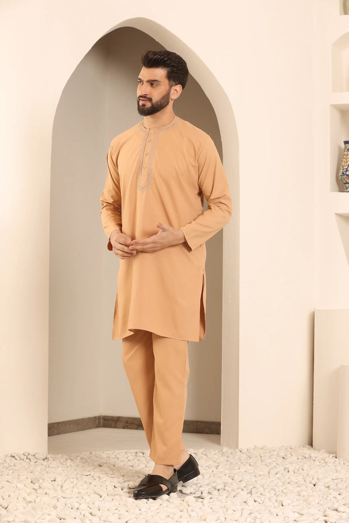 Rose Gold Men's Nightwear Kurta Pajama Collection