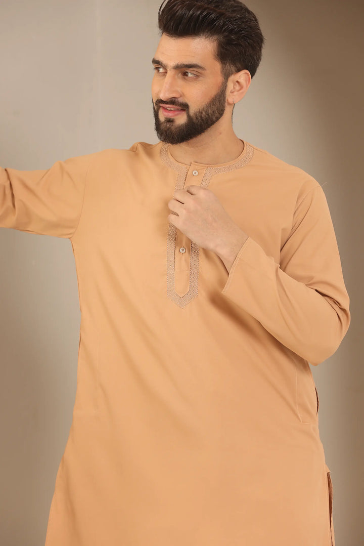 Rose Gold Men's Nightwear Kurta Pajama Collection