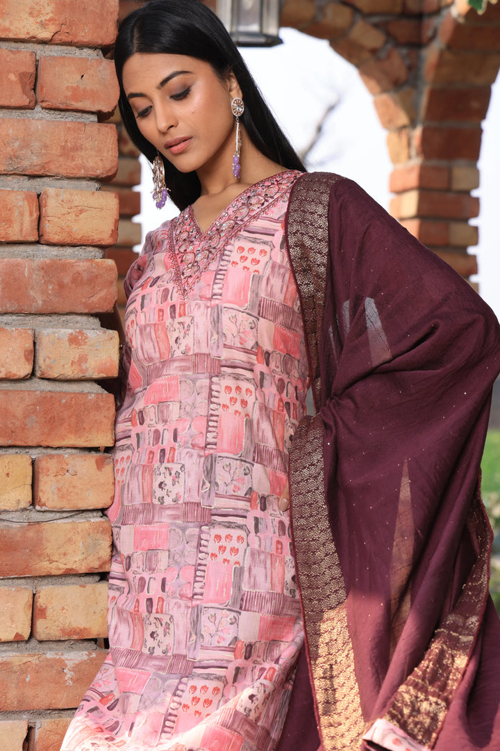 Pink Afghani Suit