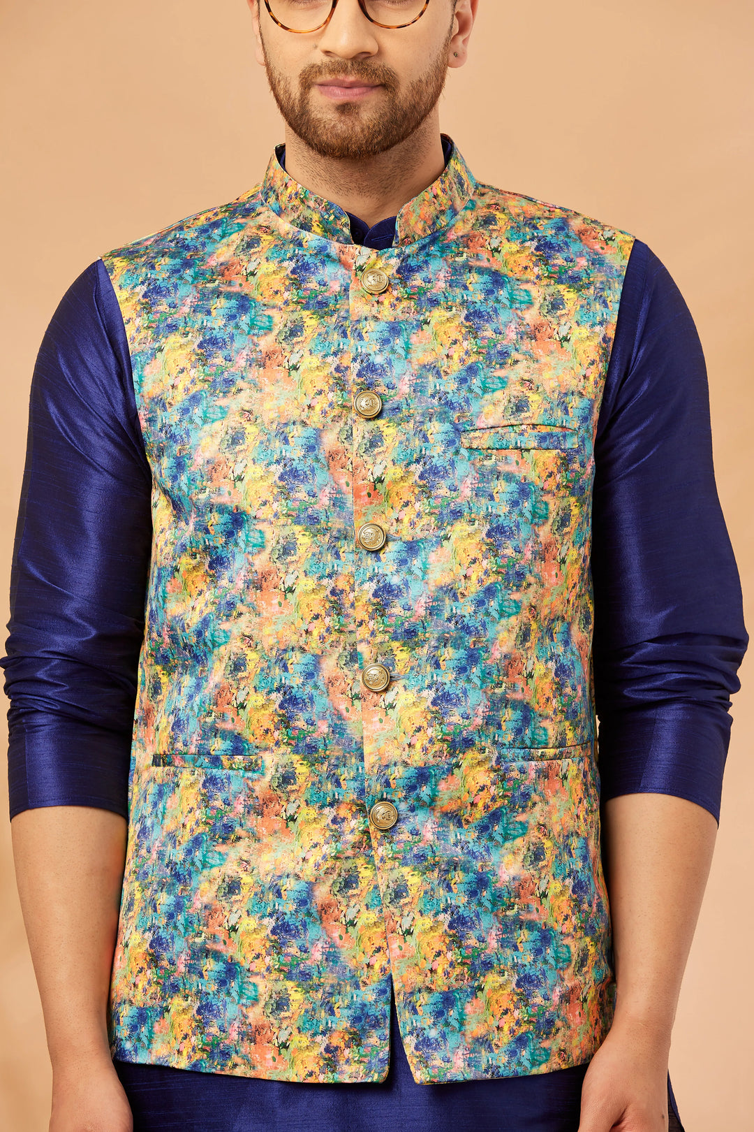 Timeless Elegance Discover Our Exquisite Multi Color Nehru Jackets for Men