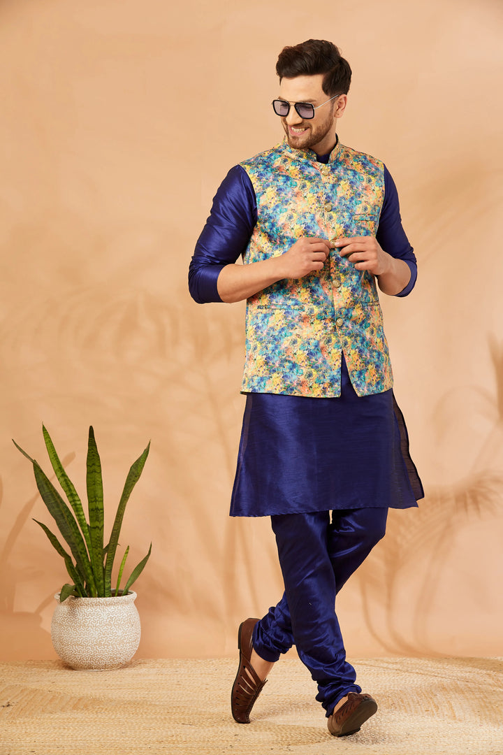 Timeless Elegance Discover Our Exquisite Multi Color Nehru Jackets for Men