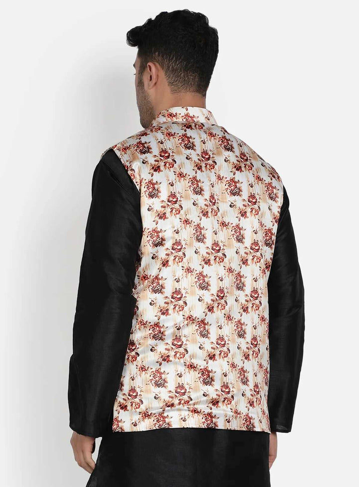 Elevate Your Style Brown and Red Nehru Jackets for Men