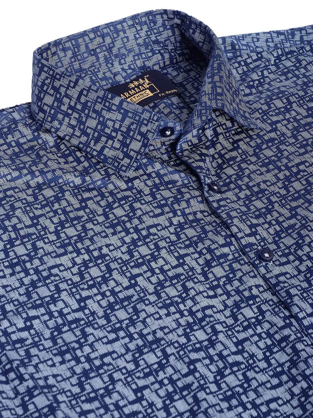 Blue Horizons Elevate Your Wardrobe with Our Stylish Printed Shirts for Men