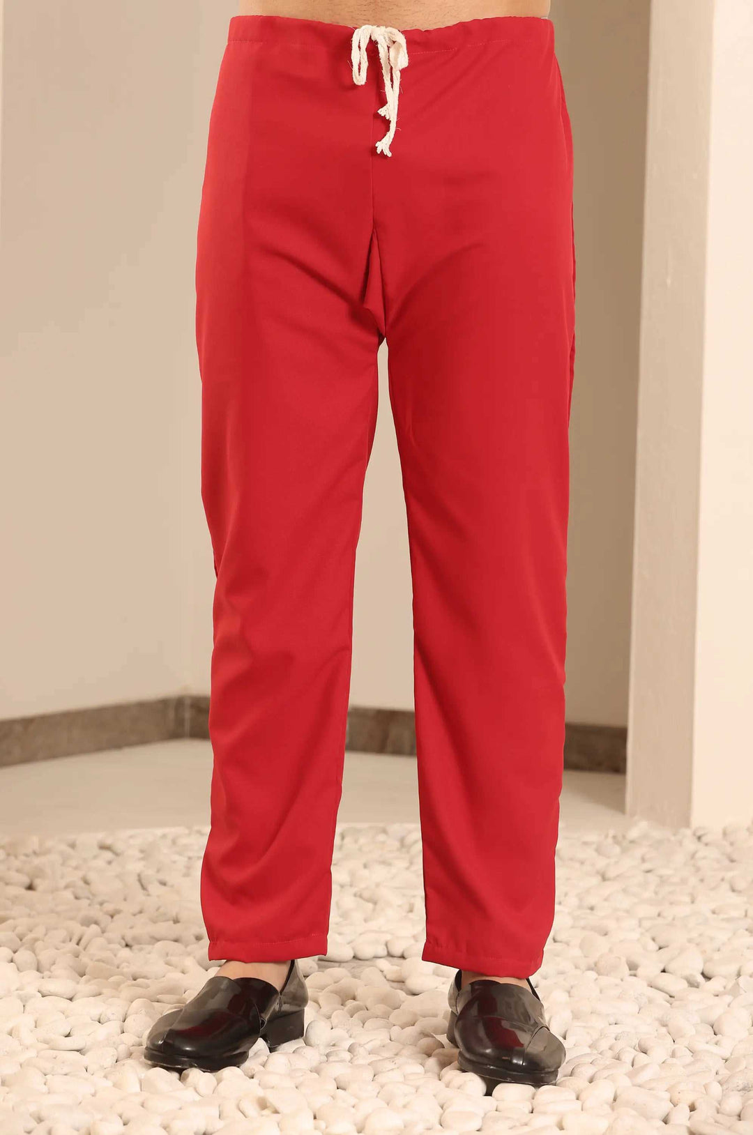 Dapper in Red Discover the Allure of Our Men's Nightwear Kurta Pajama